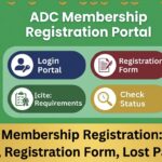 ADC Membership Registration: Portal, Login, Registration Form, Lost Password