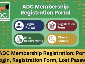 ADC Membership Registration: Portal, Login, Registration Form, Lost Password